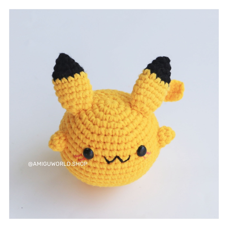 Amigurumi Doll Finished | Crochet Pikachu Amigurumi | Kawaii Crochet  Amigurumi Doll Keychain | Made By AmiguWorld - Ami Saigon's Ko-fi Shop