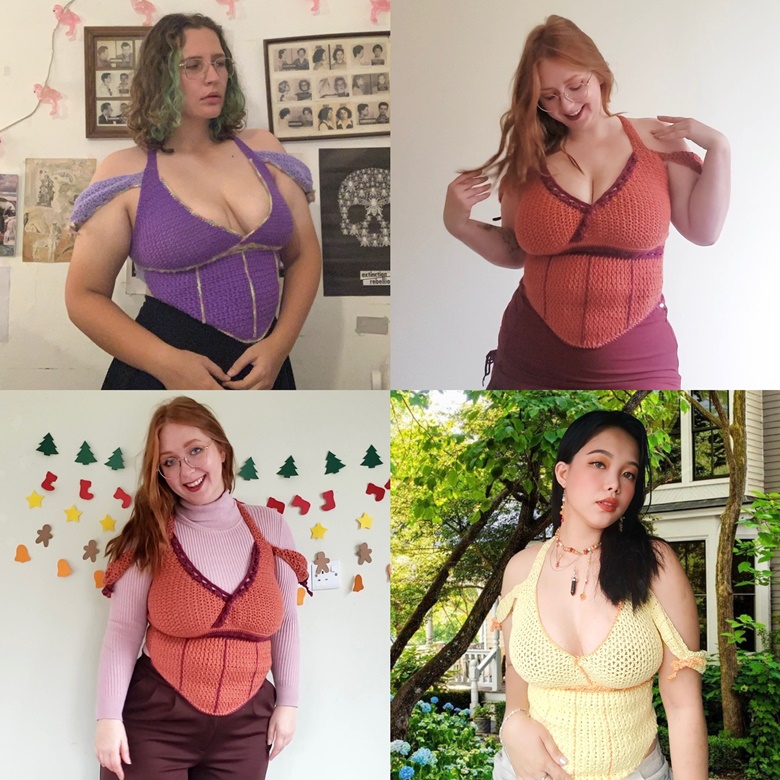 WIND CORSET TOP CROCHET PATTERN ˚ ༘♡ ⋆｡˚ - StitchesandBern on Instragram's  Ko-fi Shop - Ko-fi ❤️ Where creators get support from fans through  donations, memberships, shop sales and more! The original 