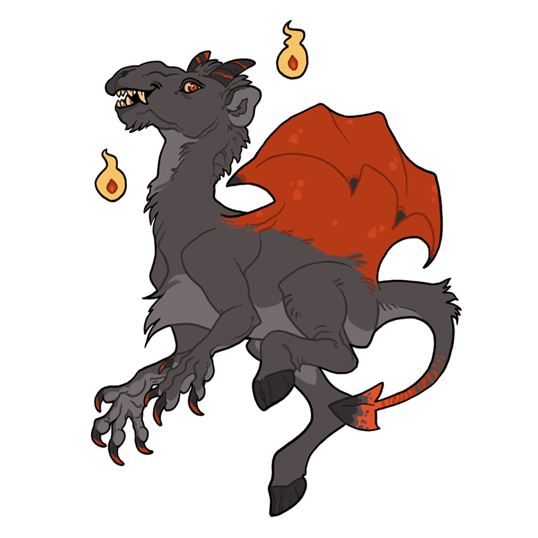 Jersey Devil Sticker - Gren Draws's Ko-fi Shop - Ko-fi ️ Where creators ...