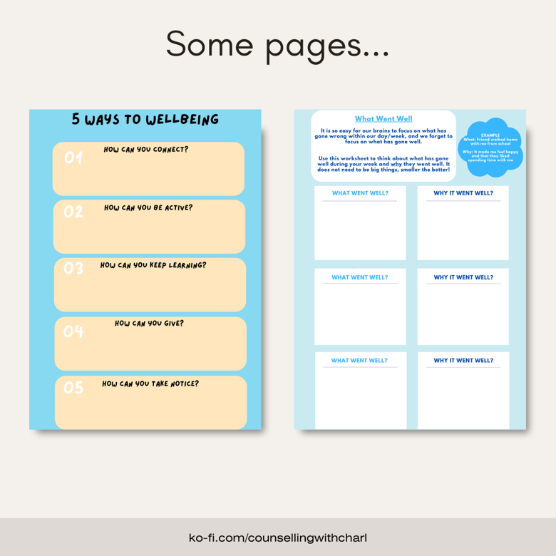 Low Mood Worksheets for Children & Young People - Counselling with ...