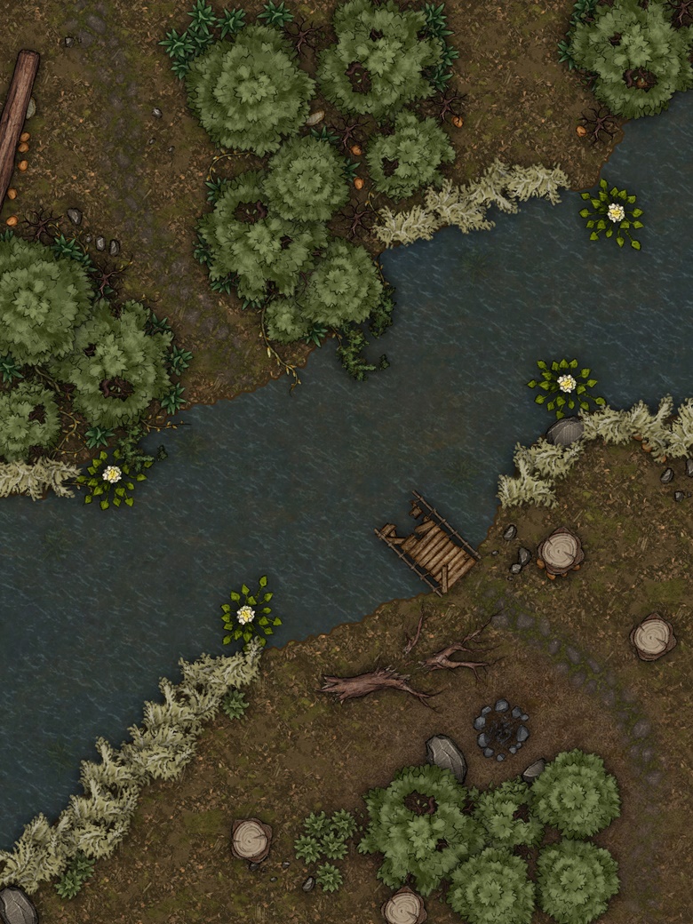 Swamp River Map - PhD20's Ko-fi Shop - Ko-fi ️ Where creators get ...