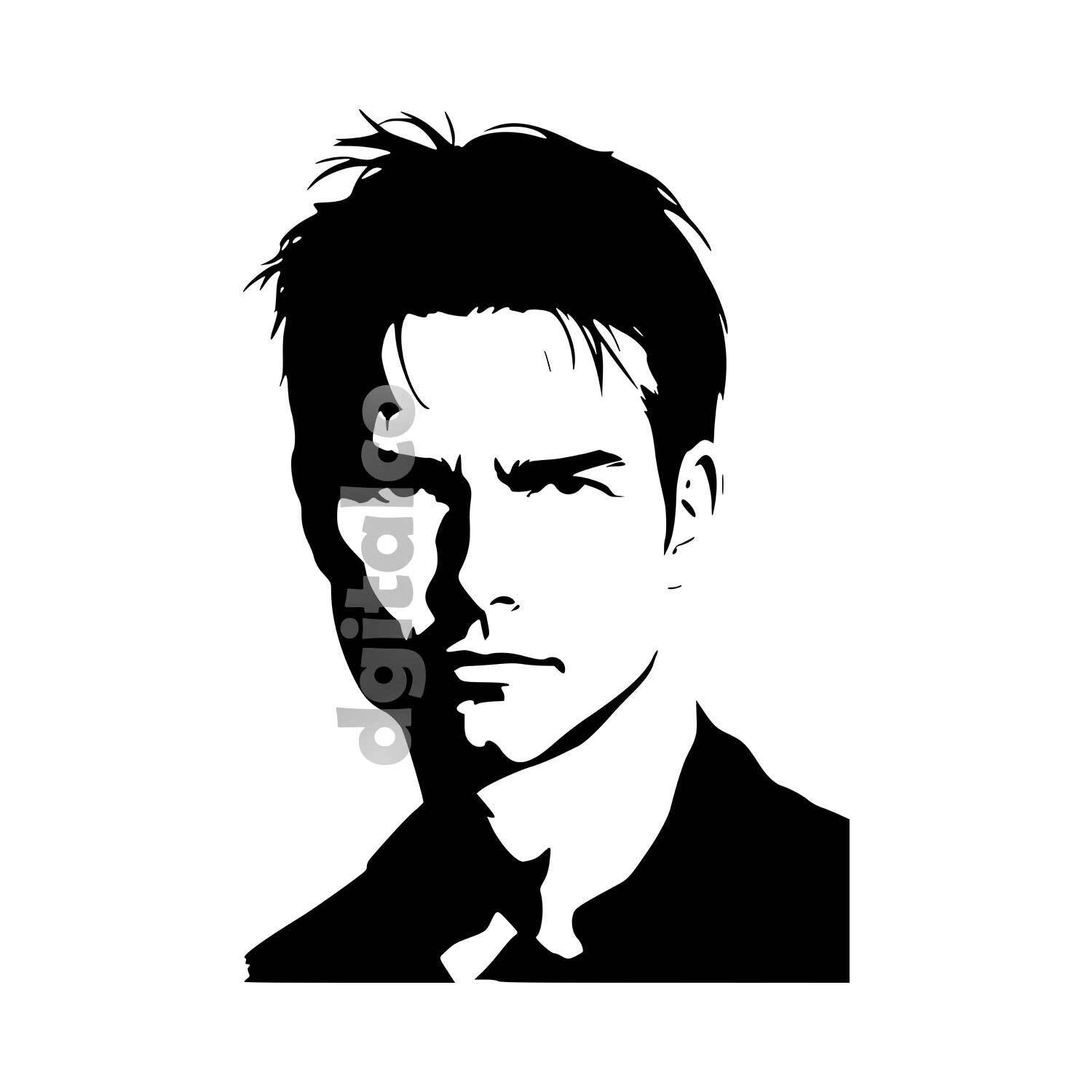 Tom Cruise Vector Portrait Illustration - Dgitalco's Ko-fi Shop - Ko-fi ...