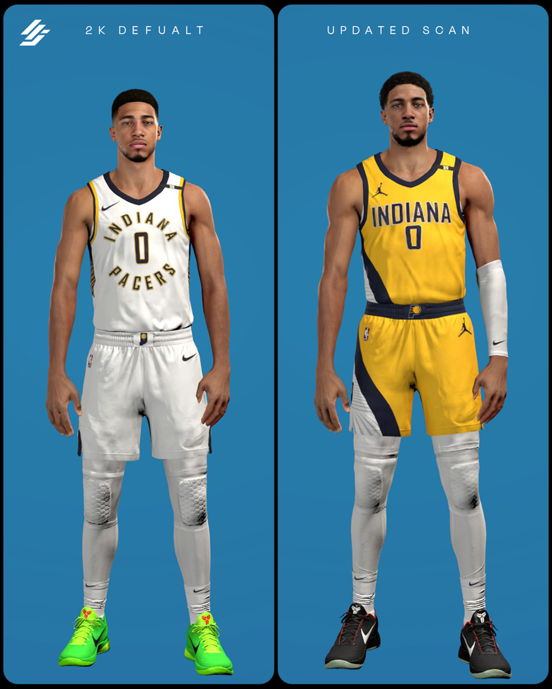 Tyrese Haliburton NBA2k24/23 on PC - monjamods2k's Ko-fi Shop