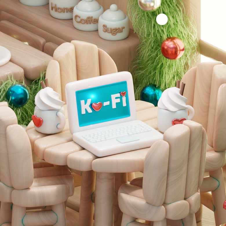 Ko-Fi Christmas Coffee Shop - Click to view on Ko-fi - Ko-fi