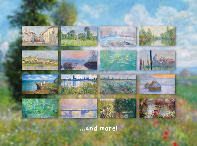 [free] Monet Notion Photo Pack - Rae ☕️'s Ko-fi Shop - Ko-fi ️ Where 