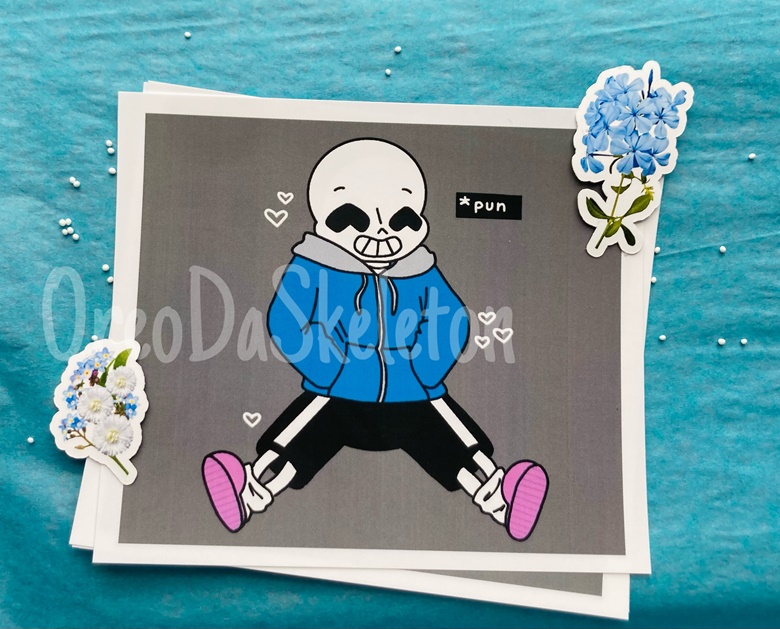 Sans Undertale Fight Art Prints for Sale