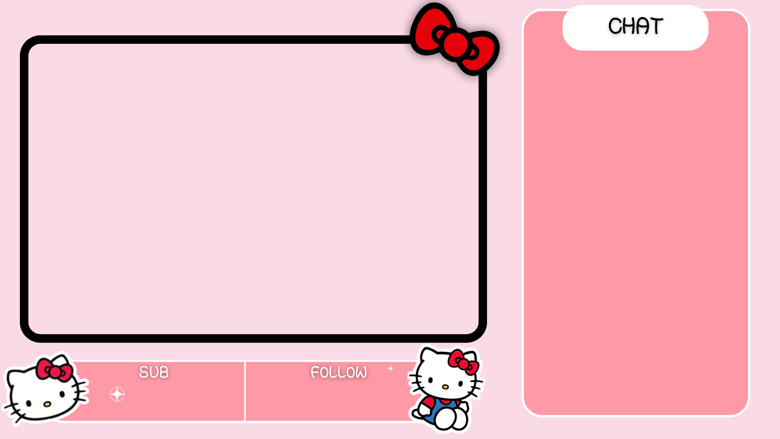 Free Hello Kitty StreamPack - Beatriz Dantas's Ko-fi Shop - Ko-fi ️ ...