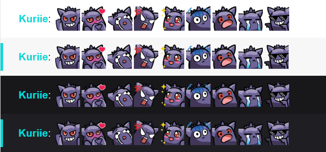 10 Gengar Emotes | Variety BUNDLE (1) | For Twitch / YouTube / Discord ...