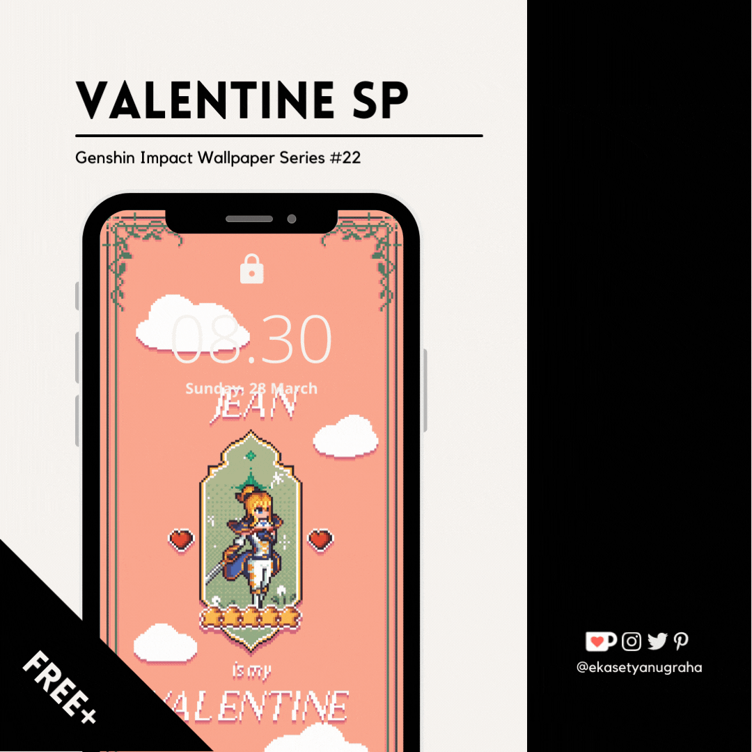 Genshin Impact Pixel Art Wallpaper Pack - Valentine Special - Eka Setya  Nugraha's Ko-fi Shop - Ko-fi ❤️ Where creators get support from fans  through donations, memberships, shop sales and more! The