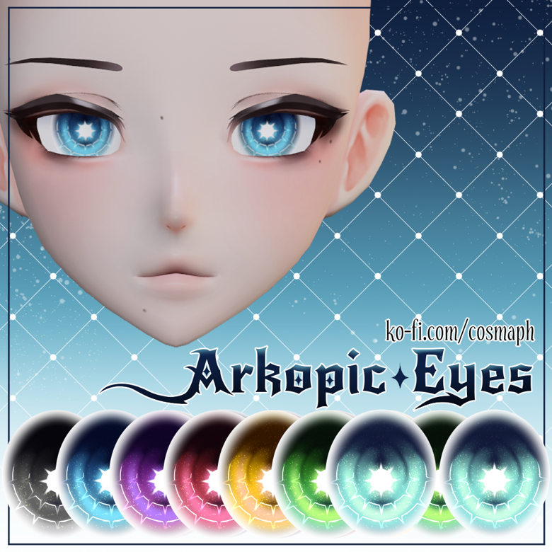 Arkopic Eyes - VRC Avatar Eye Texture - Maph's Ko-fi Shop - Ko-fi ️ ...