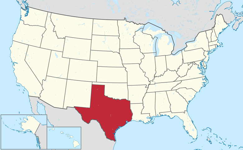 Texas shares borders with the states of Louisiana to the east, Arkansas to the northeast, Oklahoma to the north, New Mexico to the west, and the Mexican states of Chihuahua, Coahuila, Nuevo León, and Tamaulipas to the south and southwest, and has a coastline with the Gulf of Mexico to the southeast. 