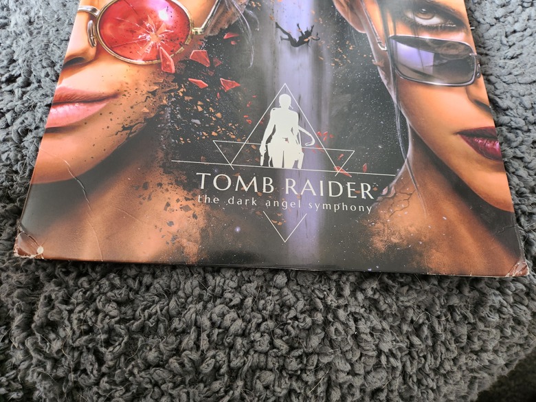 Tomb Raider The Dark Angel Symphony Vinyl Soundtrack LP SIGNED by shops Peter Connelly