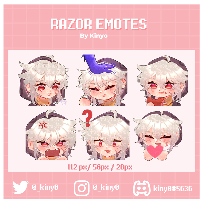 Razor Emotes - Kinyo 's Ko-fi Shop - Ko-fi ️ Where creators get support ...