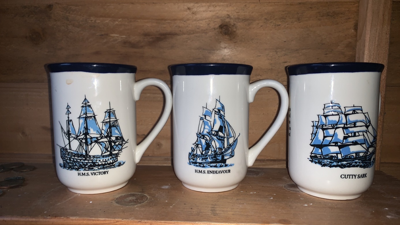 3 sailor cups / vintage - The Victorian Mudlark!'s Ko-fi Shop - Ko-fi ️ ...