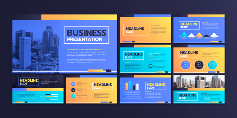 Gradient-business-presentation-templates - Stepfly's Ko-fi Shop - Ko-fi 