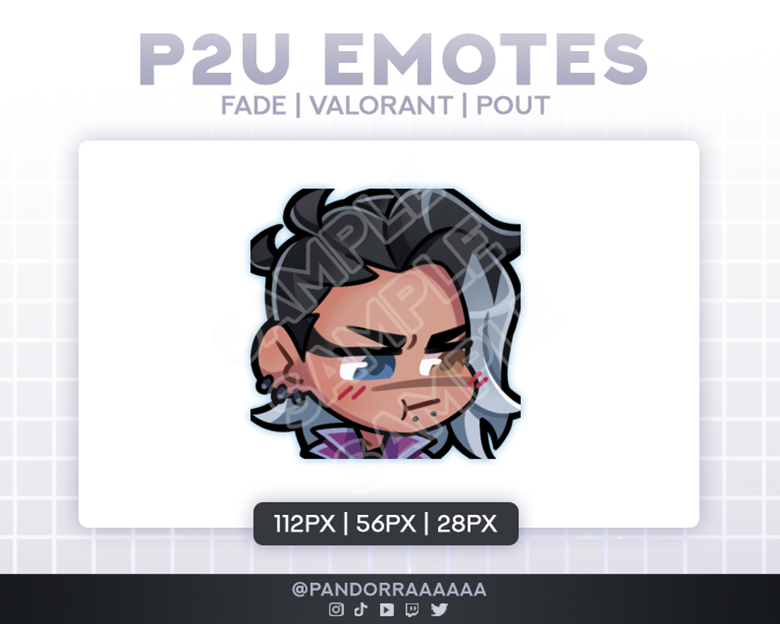 (ON SALE) VALORANT Fade Emote (Pout) - PandorraAAAAA's Ko-fi Shop - Ko ...