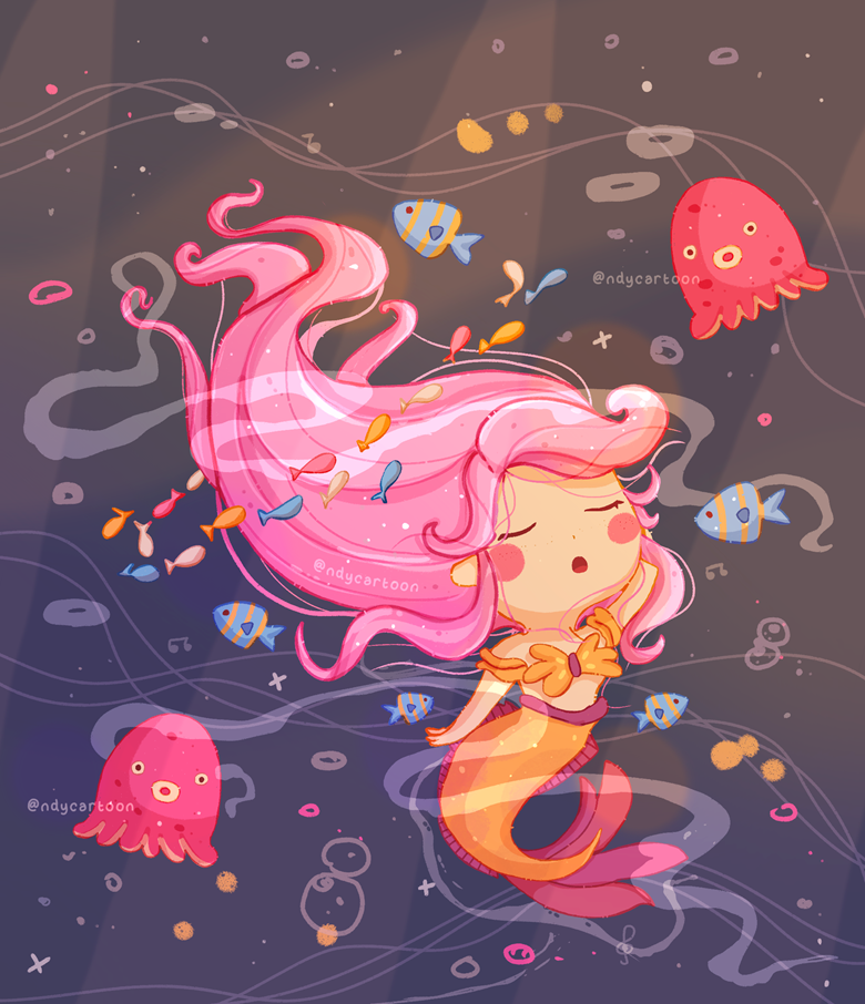 Tải xuống APK Cute Mermaid Live Wallpaper Theme cho Android