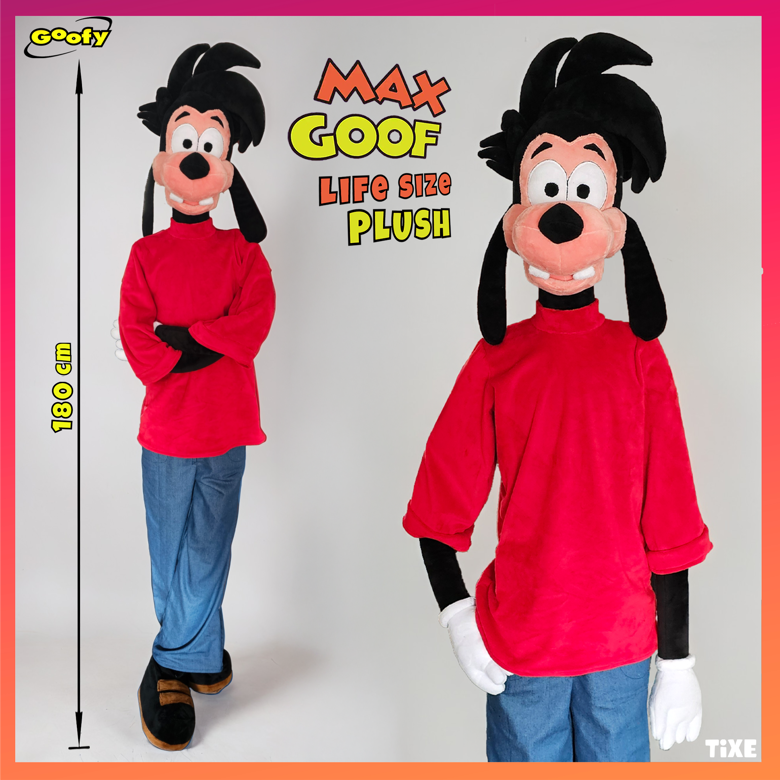 Max -custom Oc with modification plush doll extremely Goofy