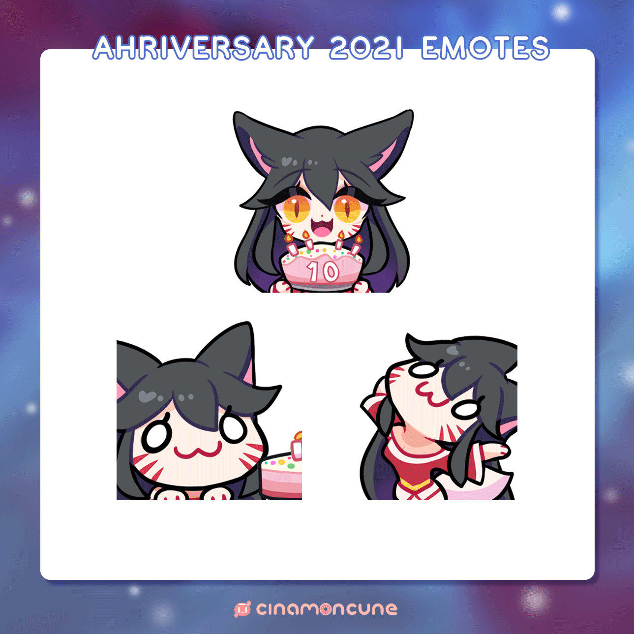 Ahriversary Emotes 2021 - cinamoncune's Ko-fi Shop - Ko-fi ❤️ Where  creators get support from fans through donations, memberships, shop sales  and more! The original 'Buy Me a Coffee' Page.