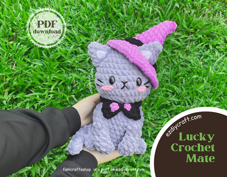 Playing Cats PDF Amigurumi Crochet Pattern