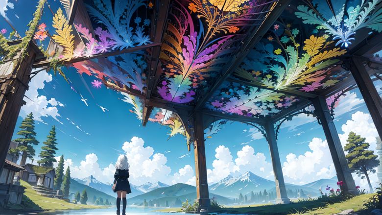 10 Anime Beautiful Scenery 10240 x 5760 px UHD #3