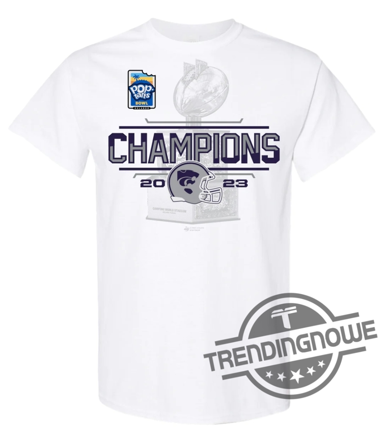 Pop Tarts Bowl Shirt 2023 Pop Tarts Bowl Champions Kansas State Wildca