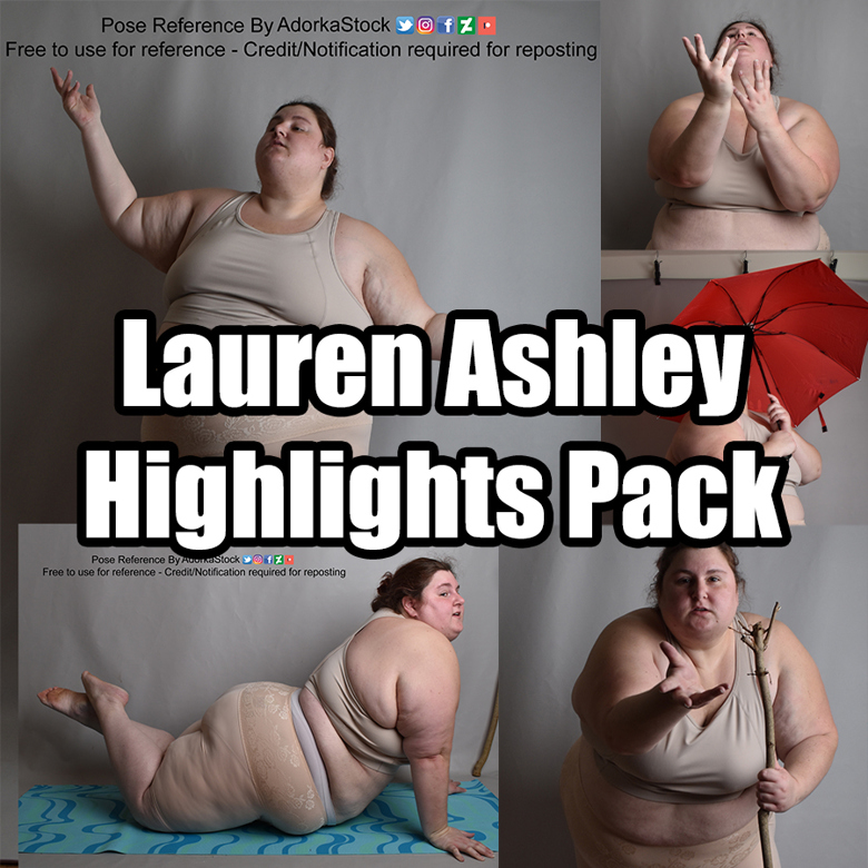 Lauren Ashley Highlights Pack - Fat Model Pose Reference for Artists -  AdorkaStock's Ko-fi Shop - Ko-fi ❤️ Where creators get support from fans  through donations, memberships, shop sales and more! The