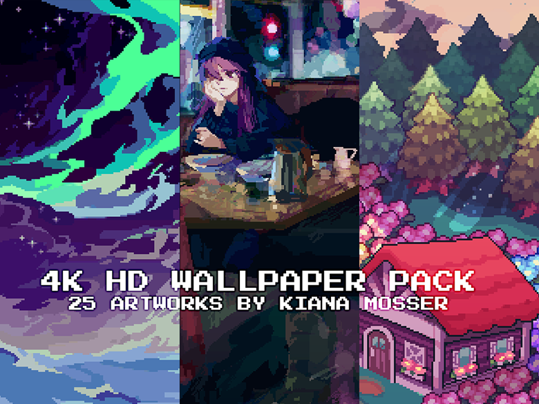 HD pixel art wallpapers