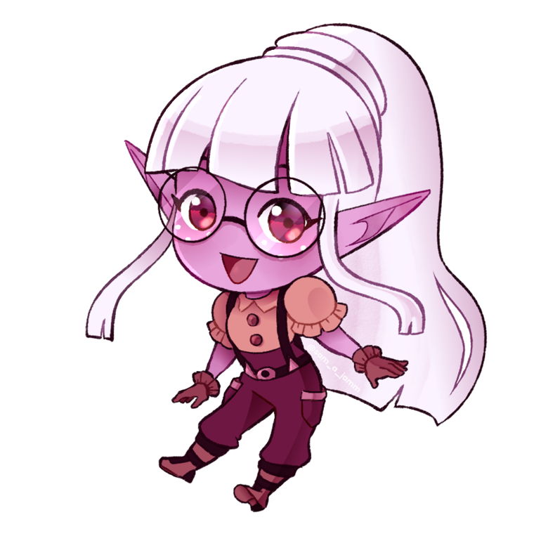 Cosette Chibi Sticker - Sam_A_Jamm's Ko-fi Shop - Ko-fi ️ Where ...