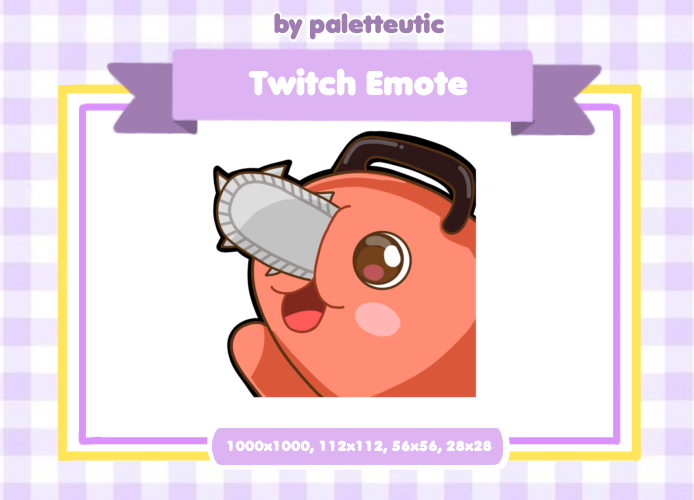 Pochita emote - Nette's Ko-fi Shop - Ko-fi ️ Where creators get support