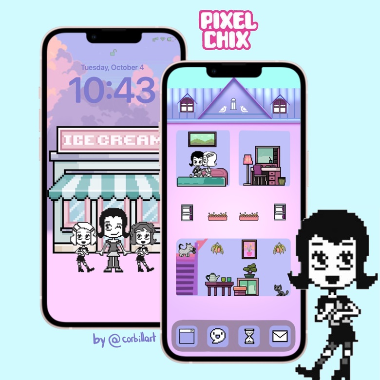 Pixel store chix buy