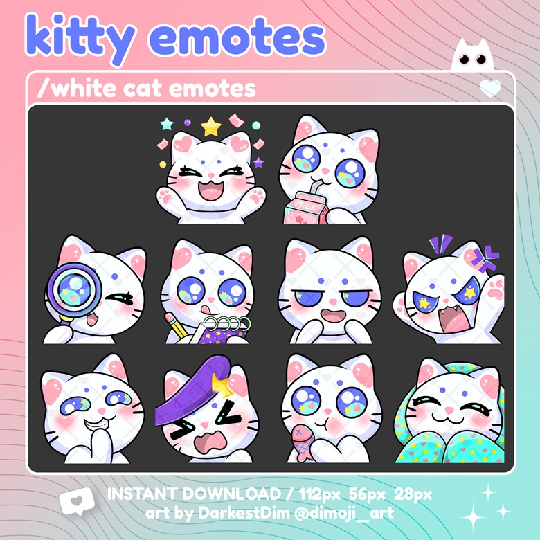 Cute Cats  Icon Pack - Dear StrayGhost's Ko-fi Shop - Ko-fi