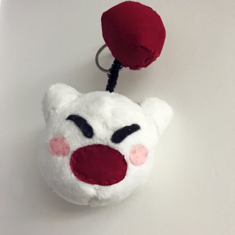 Plush Moogle Keychain LIMITED QUANTITY - RainbowSerenity's Ko-fi Shop ...