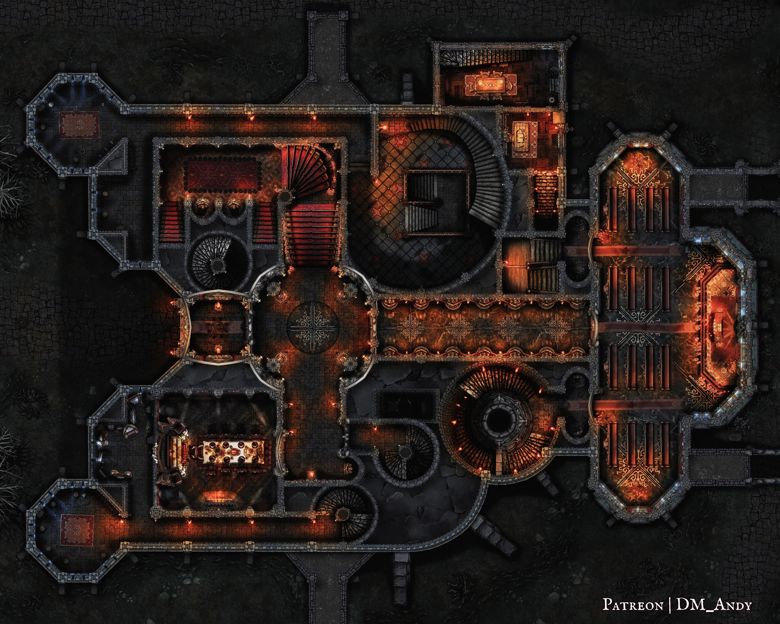 DM Andy Maps Restored Castle Ravenloft DM Andy Maps S Ko Fi Shop   94e62c65 C9b4 4a5f 93b3 Eea91e138475 Castle Ravenloft Main Floor 4k Nogrid 50x40 82ppigloom 