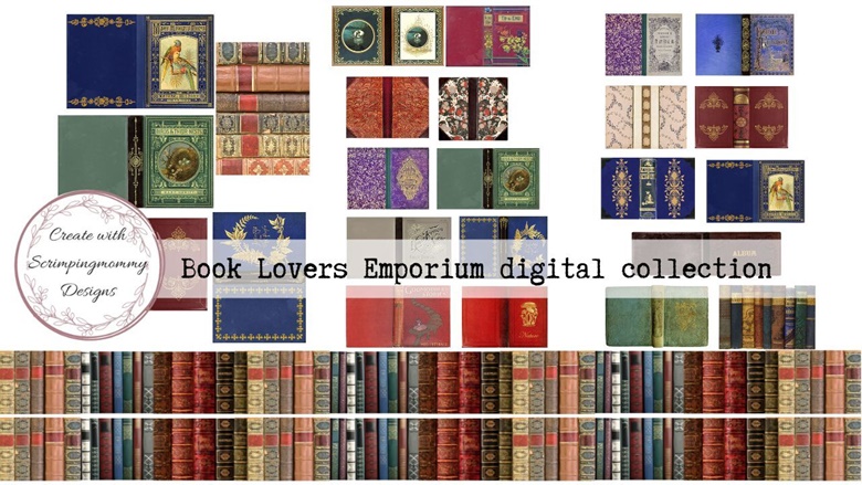 Book Lovers Emporium digital collection 16 page download - Create with ...