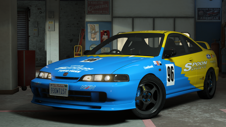 Honda Integra Type-r Dc2 Livery Pack - Hummingbird's Ko-fi Shop - Ko-fi 