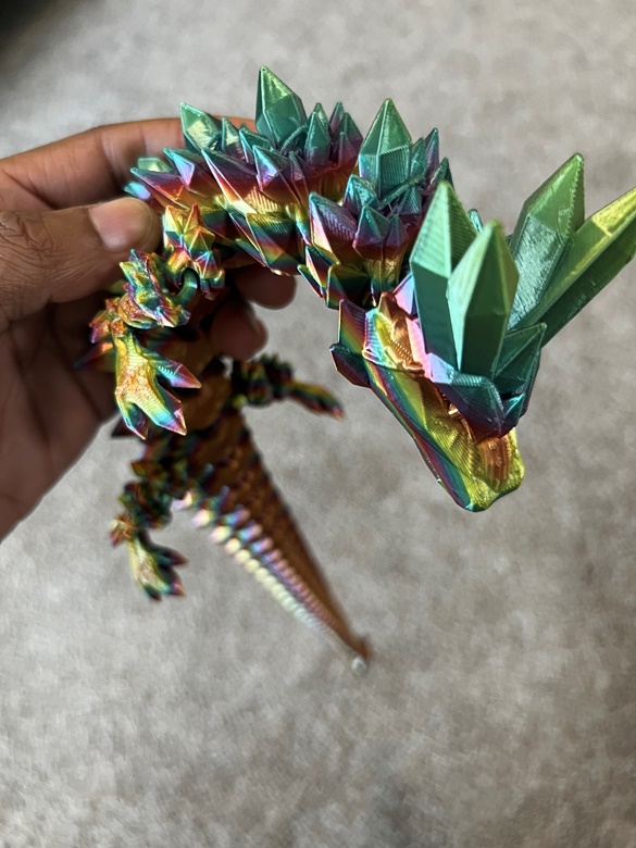 3D Crystal Dragon with Wings - Small – Karmic Konnection Inc