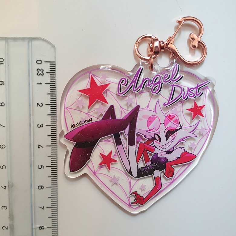 Angel Dust charm - Aranchovy's Ko-fi Shop