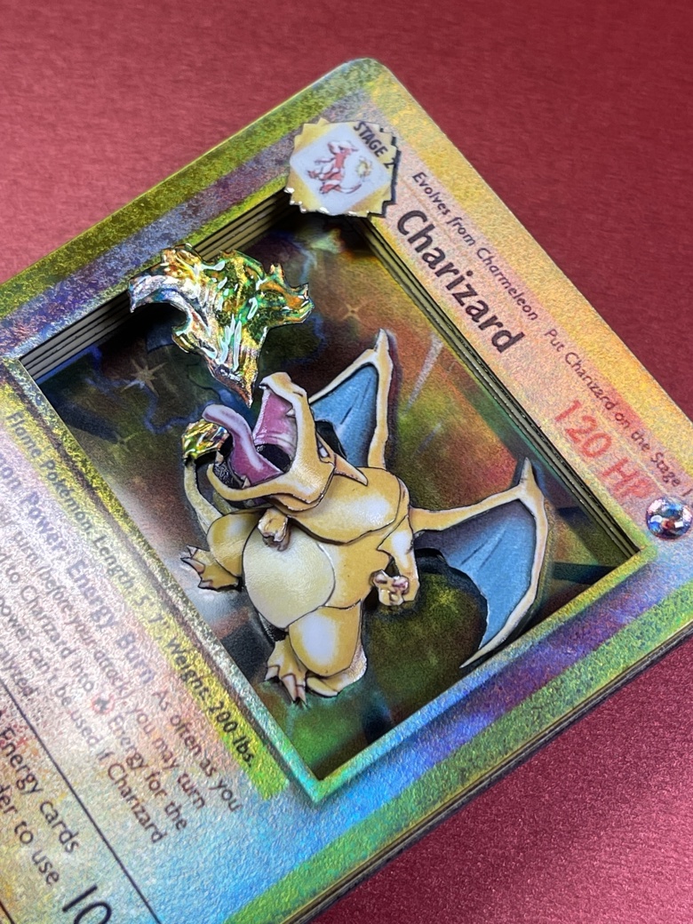 Shadowbox: Ancient Mew (Pokémon) - Sunforge Cards's Ko-fi Shop