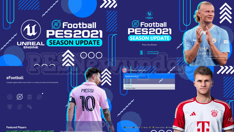 PES 2021 Menu Mod PES 2022 CONCEPT by PESNewupdate ~