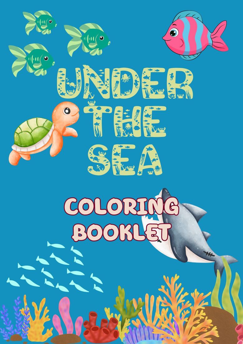 Under the Sea Coloring Book - The Diginerd Co.'s Ko-fi Shop - Ko-fi ️ ...