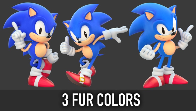 Sonic the Hedgehog (Classic) model & rig for Blender 3.x+ - DANCADA³ᴰ's  Ko-fi Shop - Ko-fi ❤️ Where creators get support from fans through  donations, memberships, shop sales and more! The original 