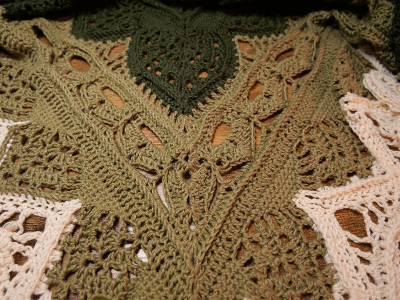 Ceylon Tea Shawl Evergreen Frivolite Stitchess Ko Fi Shop Ko Fi ️ Where Creators Get 0261