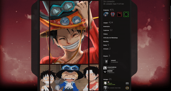 Steam Artwork of Monkey D. Luffy  One Piece - Leo's Ko-fi Shop - Ko-fi ❤️  Where creators get support from fans through donations, memberships, shop  sales and more! The original 'Buy