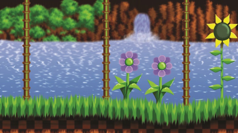 Green Hill Zone Background