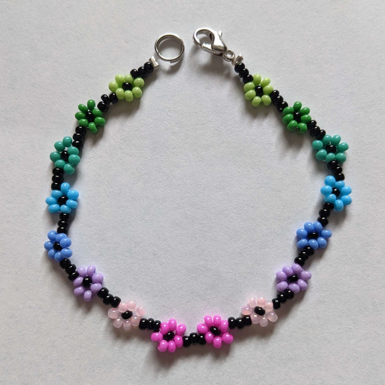 How To Make//Simple Beaded Flower Bracelet//Necklace//Ankelets// Useful &  Easy - YouTube
