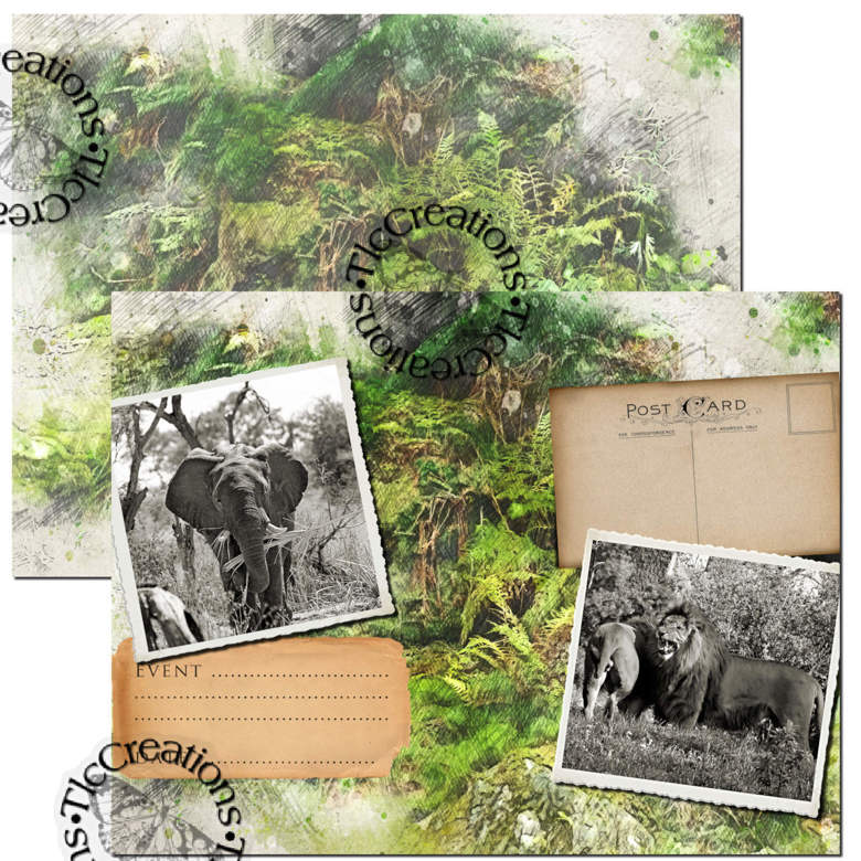 Lions and Tigers and Elephants Oh My!, Printable Junk