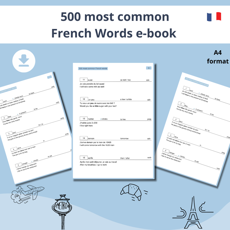 the-500-most-used-french-words-sevin-rodriguez-s-ko-fi-shop-ko-fi