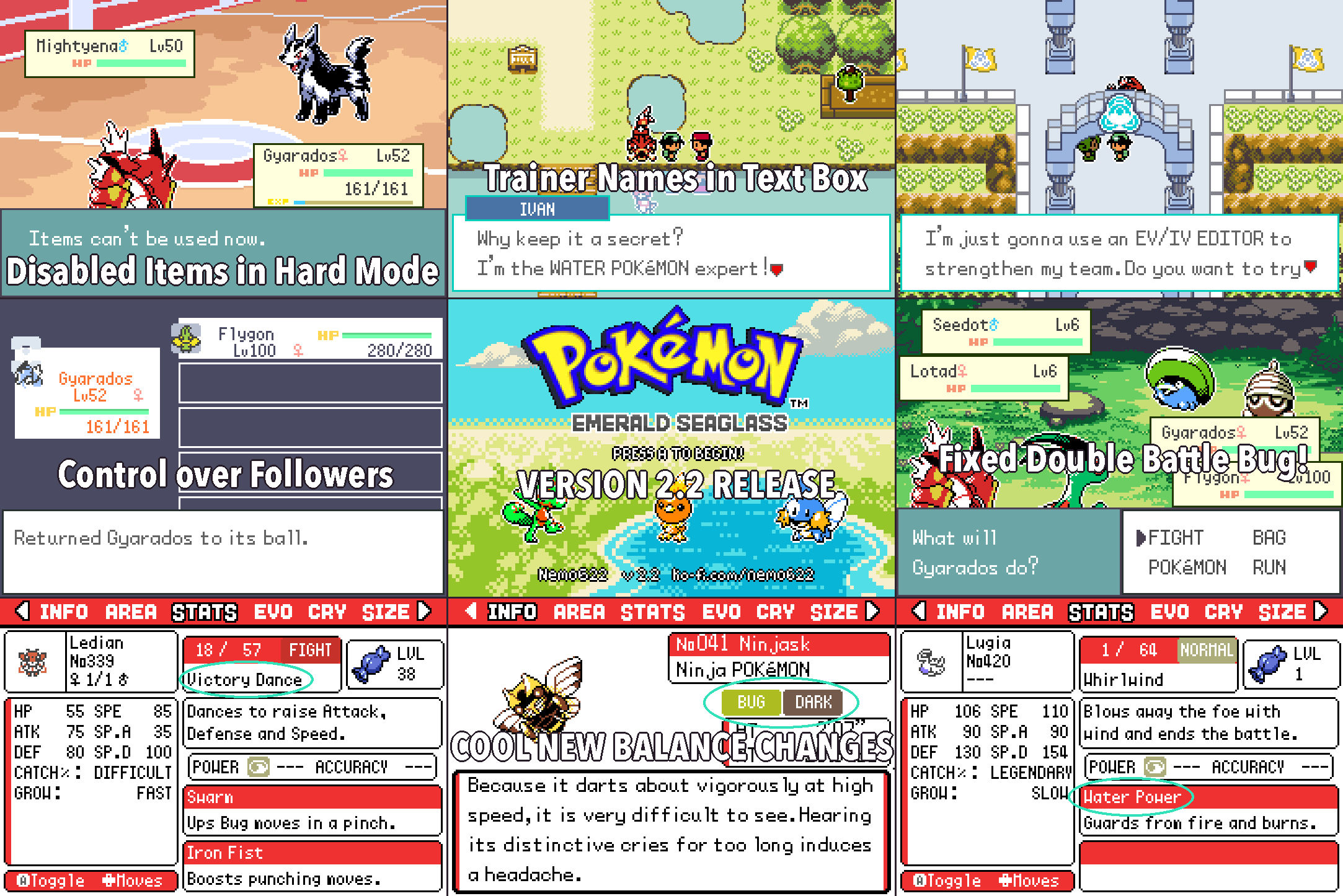 Pokémon Emerald Seaglass 2.2 Patch + Documentation Nemo622