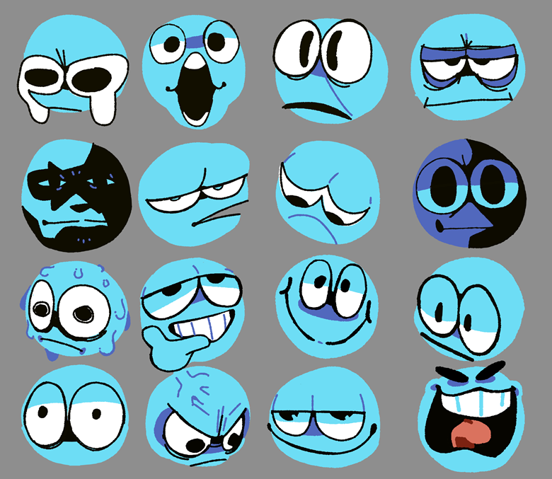 Blu Emote Pack - 3buddy's Ko-fi Shop - Ko-fi ️ Where creators get ...